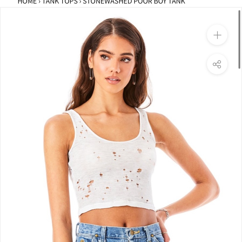 LF stonewashed poor boy Tank